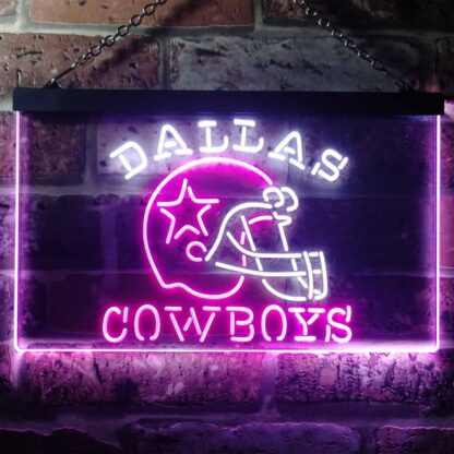 Dallas Cowboys Helmet LED Neon Sign - Legacy Edition neon sign LED