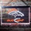 Denver Broncos Bud Light 2 LED Neon Sign