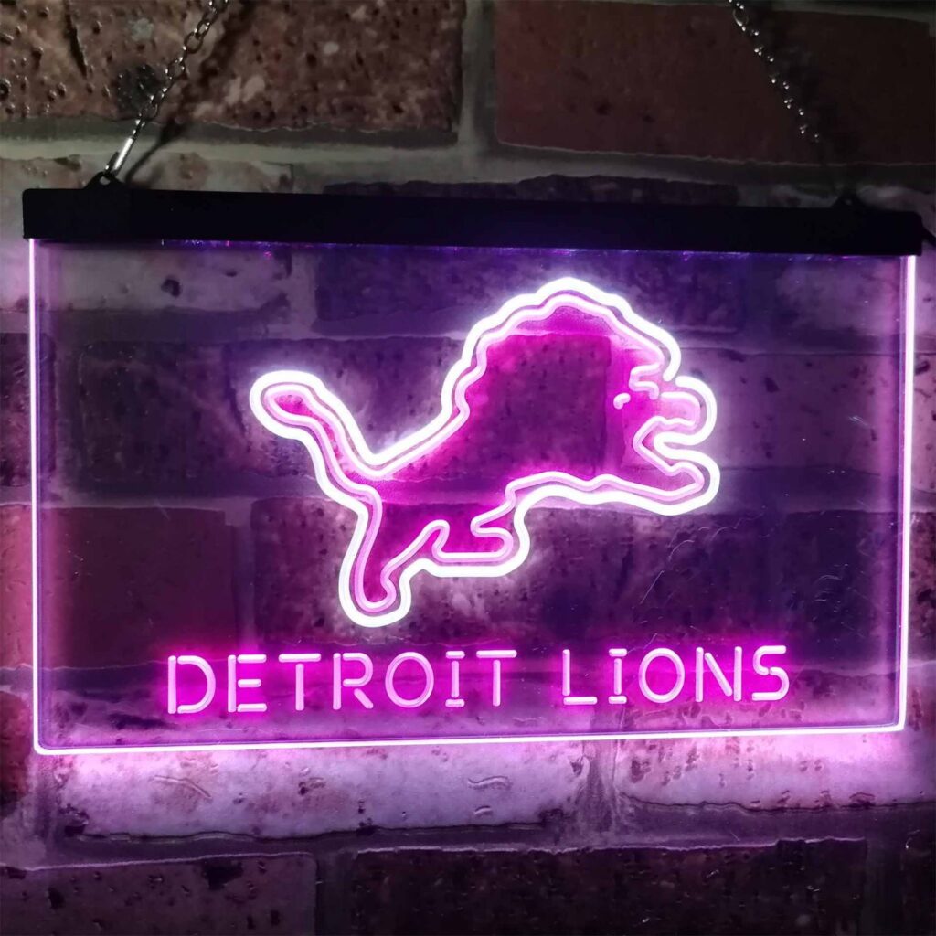 Detroit Lions LED Neon Sign - neon sign - LED sign - shop - What's your ...