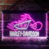 Harley Davidson Fire Bike LED Neon Sign