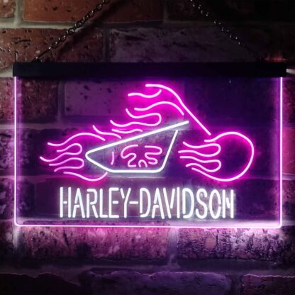 Harley Davidson Fire Bike LED Neon Sign neon sign LED