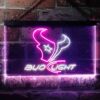 Houston Texans Bud Light LED Neon Sign