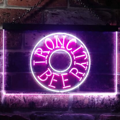 Iron City Beer Wheel LED Neon Sign neon sign LED