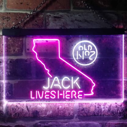 Jack Daniel's Jack Lives Here - California LED Neon Sign neon sign LED