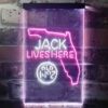 Jack Daniels Jack Lives Here Florida LED Neon Sign