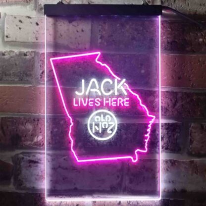 Jack Daniel's Jack Lives Here - Georgia LED Neon Sign neon sign LED