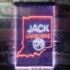 Jack Daniels Jack Lives Here Indiana LED Neon Sign