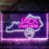 Jack Daniels Jack Lives Here Kentucky LED Neon Sign