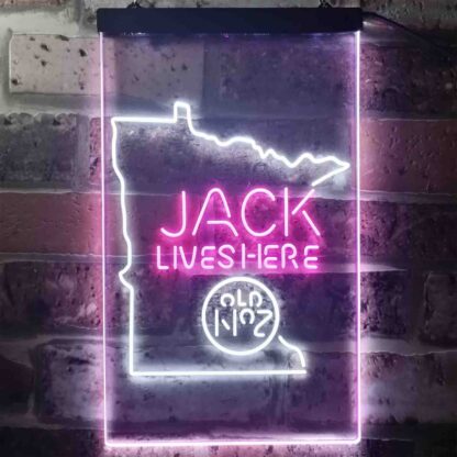 Jack Daniel's Jack Lives Here - Minnesota LED Neon Sign neon sign LED