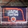 Jack Daniels Jack Lives Here Nebraska LED Neon Sign