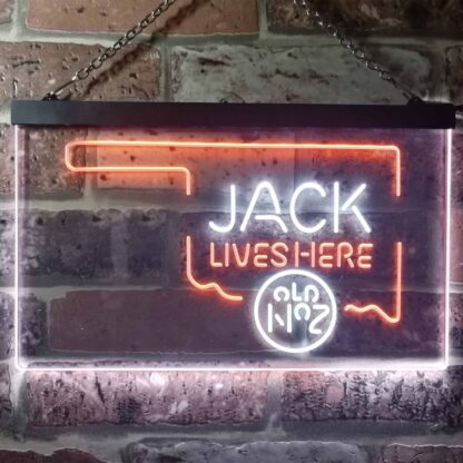 Jack Daniel's Jack Lives Here - Oklahoma LED Neon Sign neon sign LED