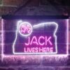 Jack Daniels Jack Lives Here Oregon LED Neon Sign