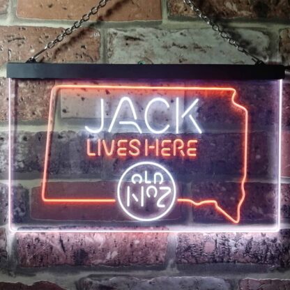 Jack Daniel's Jack Lives Here - South Dakota LED Neon Sign neon sign LED