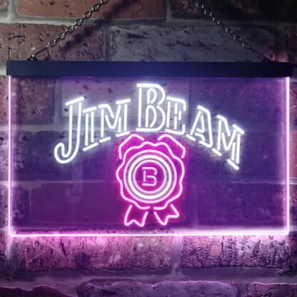 Jim Bean Ribbon 1 LED Neon Sign neon sign LED
