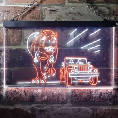 Jurassic Park Jeep Chase LED Neon Sign neon sign LED