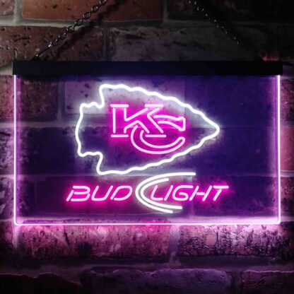 Kansas City Chiefs Bud Light LED Neon Sign neon sign LED