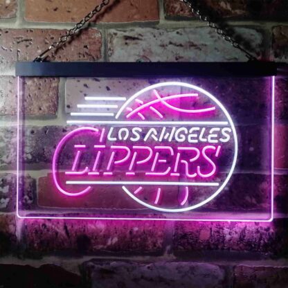Los Angeles Clippers Logo LED Neon Sign - Legacy Edition neon sign LED