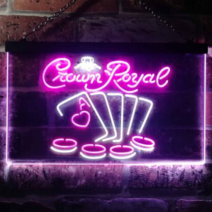 Crown Royal Cards LED Neon Sign neon sign LED