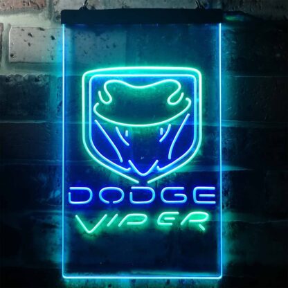 Dodge Viper Fangs 2 LED Neon Sign neon sign LED