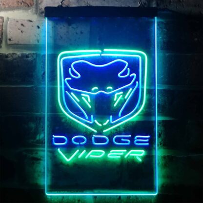 Dodge Viper Fangs LED Neon Sign neon sign LED