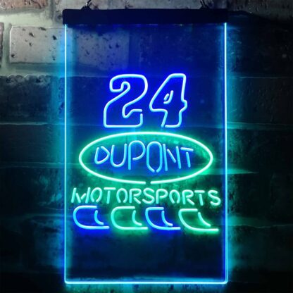 Dupont Motorsports 24 LED Neon Sign neon sign LED