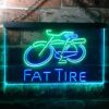 Fat Tire Bicycle Logo LED Neon Sign