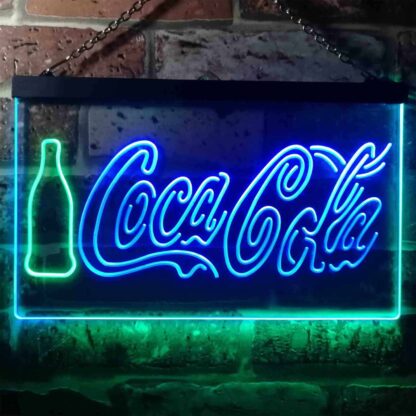 Coca-Cola Bottle and Logo LED Neon Sign neon sign LED