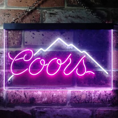 Coors Light Mountain 2 LED Neon Sign neon sign LED