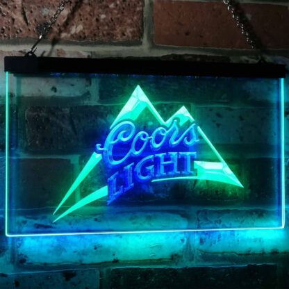 Coors Light Mountain LED Neon Sign neon sign LED