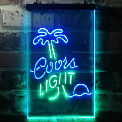 Coors Light Palm Tree LED Neon Sign neon sign LED