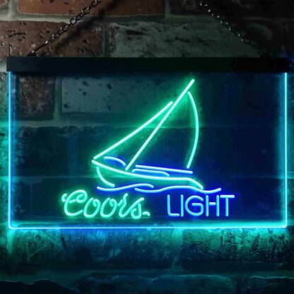 Coors Light Sailboat 2 LED Neon Sign neon sign LED