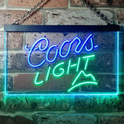 Coors Light Small Mountain LED Neon Sign neon sign LED