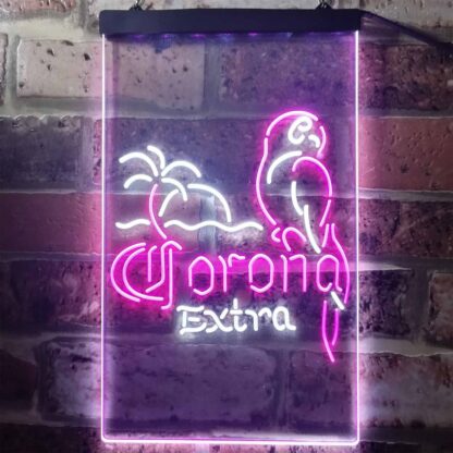 Corona Extra - Tropical Parrot 2 LED Neon Sign neon sign LED