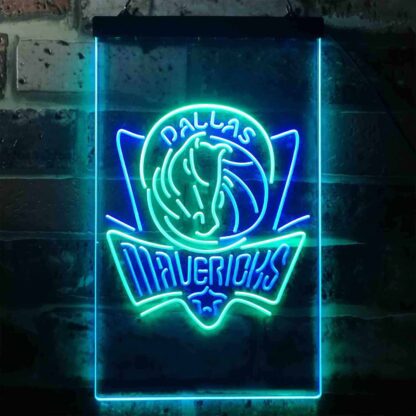 Dallas Mavericks Logo LED Neon Sign - Legacy Edition neon sign LED