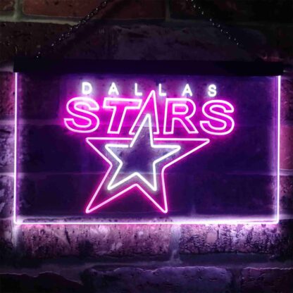 Dallas Stars Logo 2 LED Neon Sign - Legacy Edition neon sign LED