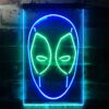 Deadpool Face LED Neon Sign