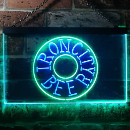 Iron City Beer Wheel LED Neon Sign neon sign LED