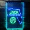 Jack Daniels Jack Lives Here Florida LED Neon Sign