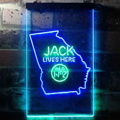 Jack Daniel's Jack Lives Here - Georgia LED Neon Sign neon sign LED