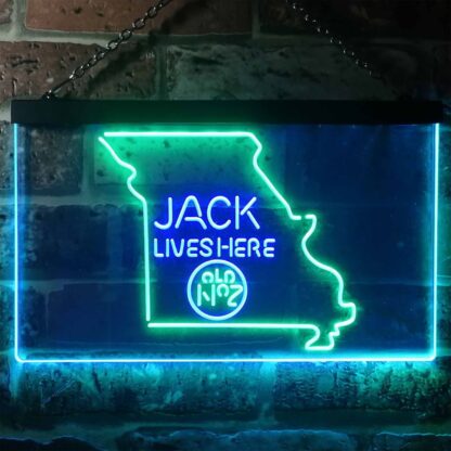 Jack Daniel's Jack Lives Here - Missouri LED Neon Sign neon sign LED