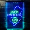 Jack Daniels Jack Lives Here New Jersey LED Neon Sign