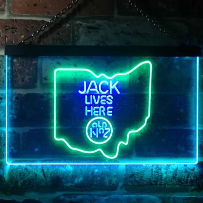 Jack Daniel's Jack Lives Here - Ohio LED Neon Sign neon sign LED