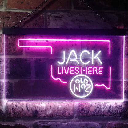 Jack Daniel's Jack Lives Here - Oklahoma LED Neon Sign neon sign LED