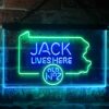 Jack Daniels Jack Lives Here Pennsylvania LED Neon Sign