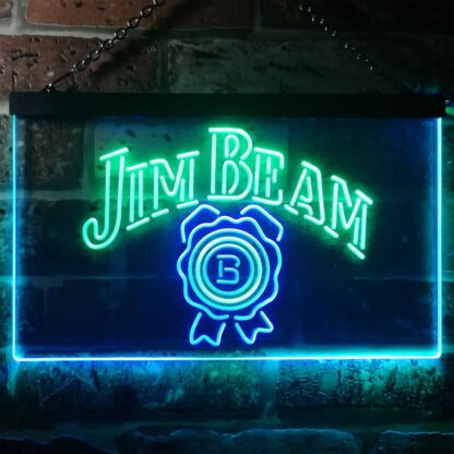 Jim Bean Ribbon 1 LED Neon Sign neon sign LED