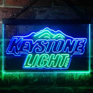 Keystone Light Mountain Logo LED Neon Sign neon sign LED