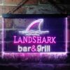 Landshark Lager Bar and Grill Sharkfin LED Neon Sign