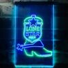 Lone Star Beer Shoe LED Neon Sign