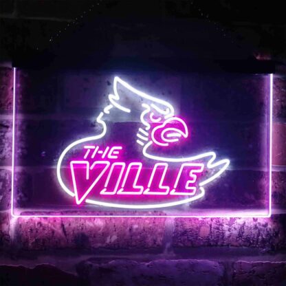 Louisville Cardinals The Ville LED Neon Sign neon sign LED