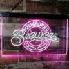 Milwaukee Brewers Logo LED Neon Sign Legacy Edition